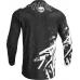 Tricou atv/cross copii Thor Sector Gnar, culoare negru/alb, marime XS